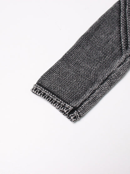 Designed Round Neck Two Pieces Knitted Sweaters