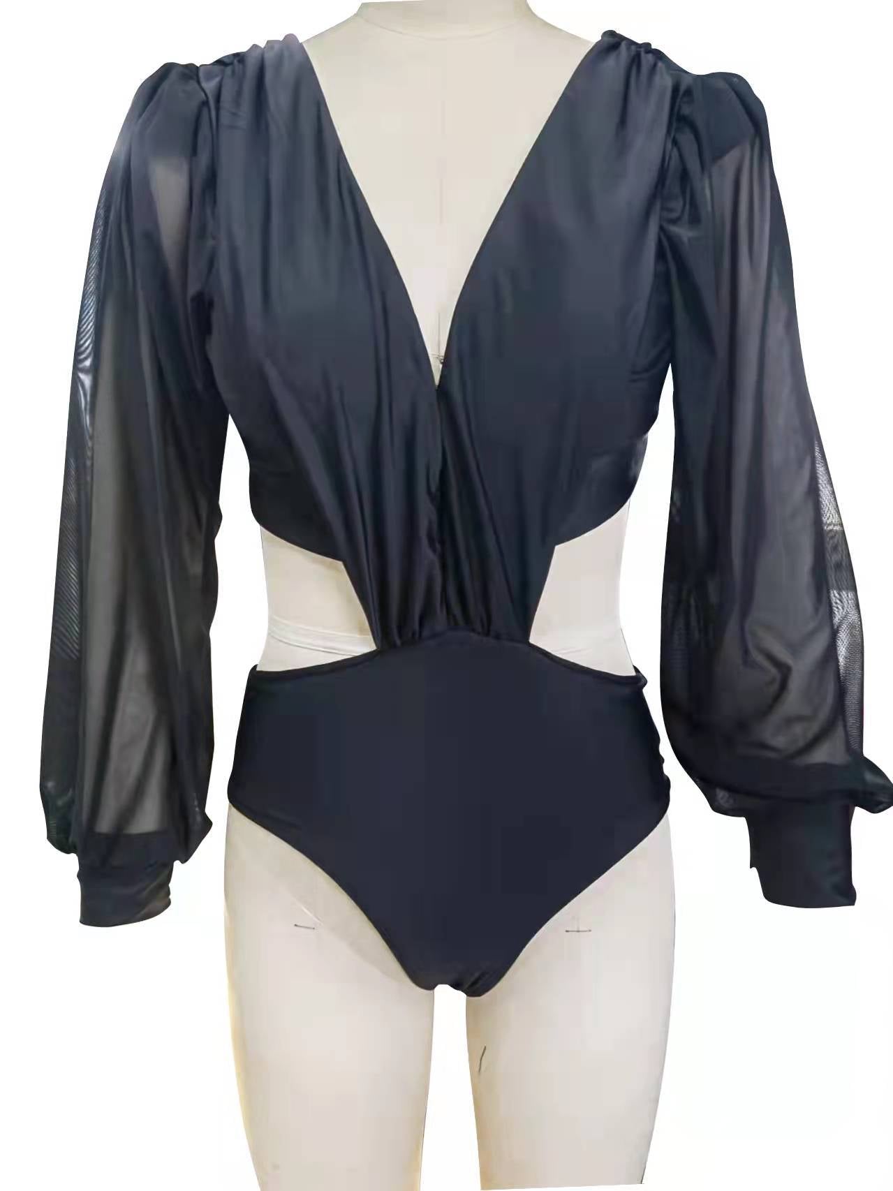 Sexy Long Sleeves Summer Bikini Swimsuits