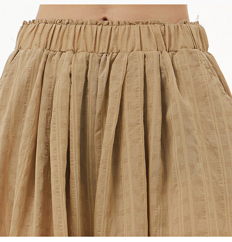 Vintage Designed Plus Sizes Summer Wide Legs Pants