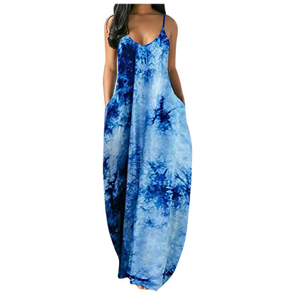 Casual Colorful Summer Holiday Long Dresses