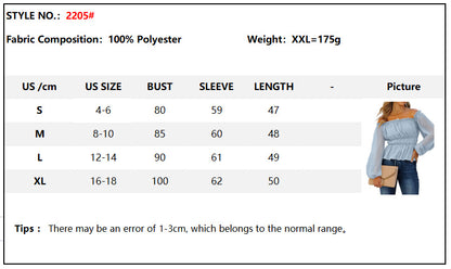 Casual Summer Chiffon Off The Shoulder Women Blouses
