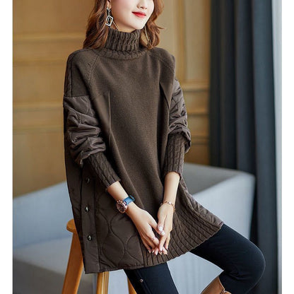 Winter Warm Turtleneck Casual Tops for Women