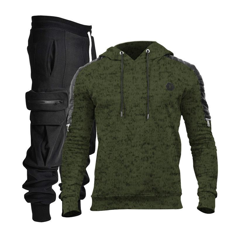 Winter Warm Fashion Leisure Long Sleeves Suits for Men-STYLEGOING