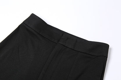 Fashion Gauze High Waist Casual Trumpet Pants