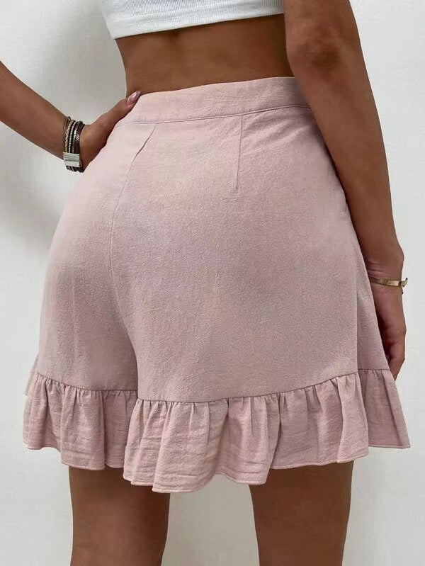 Casual High Waist Summer Short Pants for Women