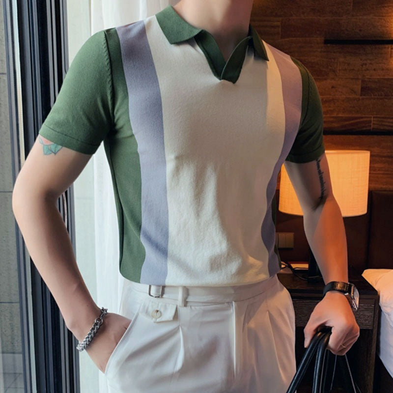 Summer Business Men Polo T Shirts