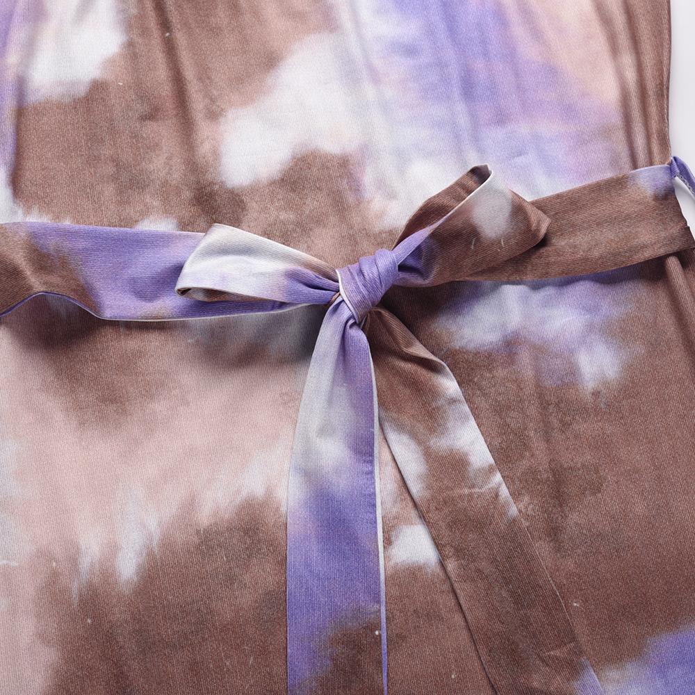 Summer Dyed Casual Midi Dresses-STYLEGOING
