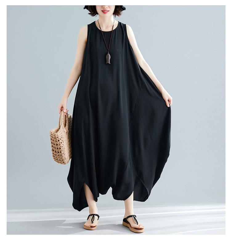 Summer Haren Wide Loose Plus Size Jumpsuits-STYLEGOING