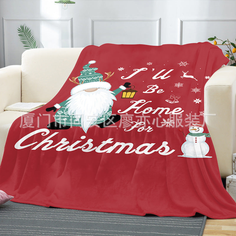 Merry Christmas Fleece Throw Blankets