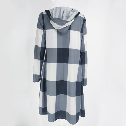 Women Long Sleeves Long Hoodies Overcoat