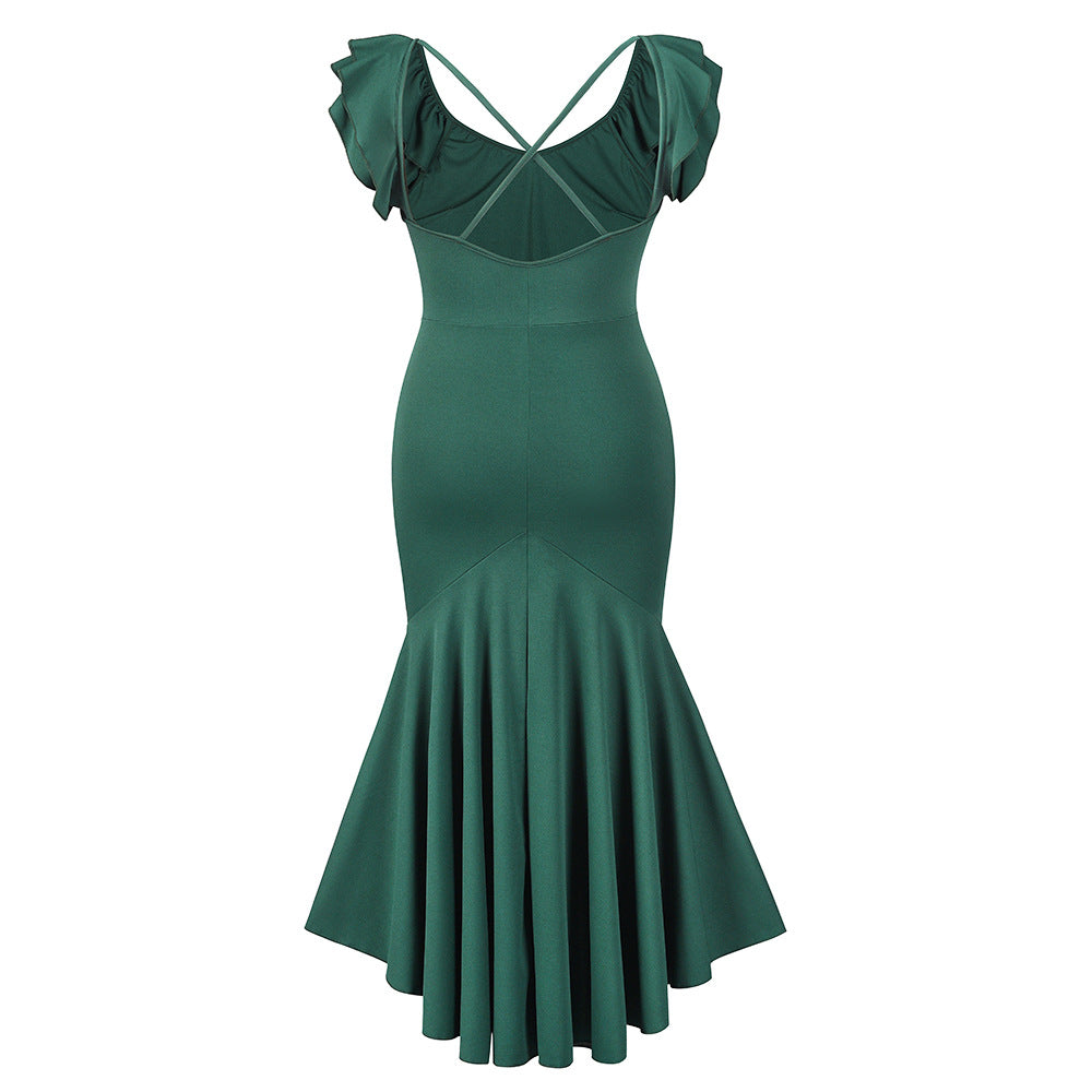 Sexy Backless Women Party Mermaid Dresses