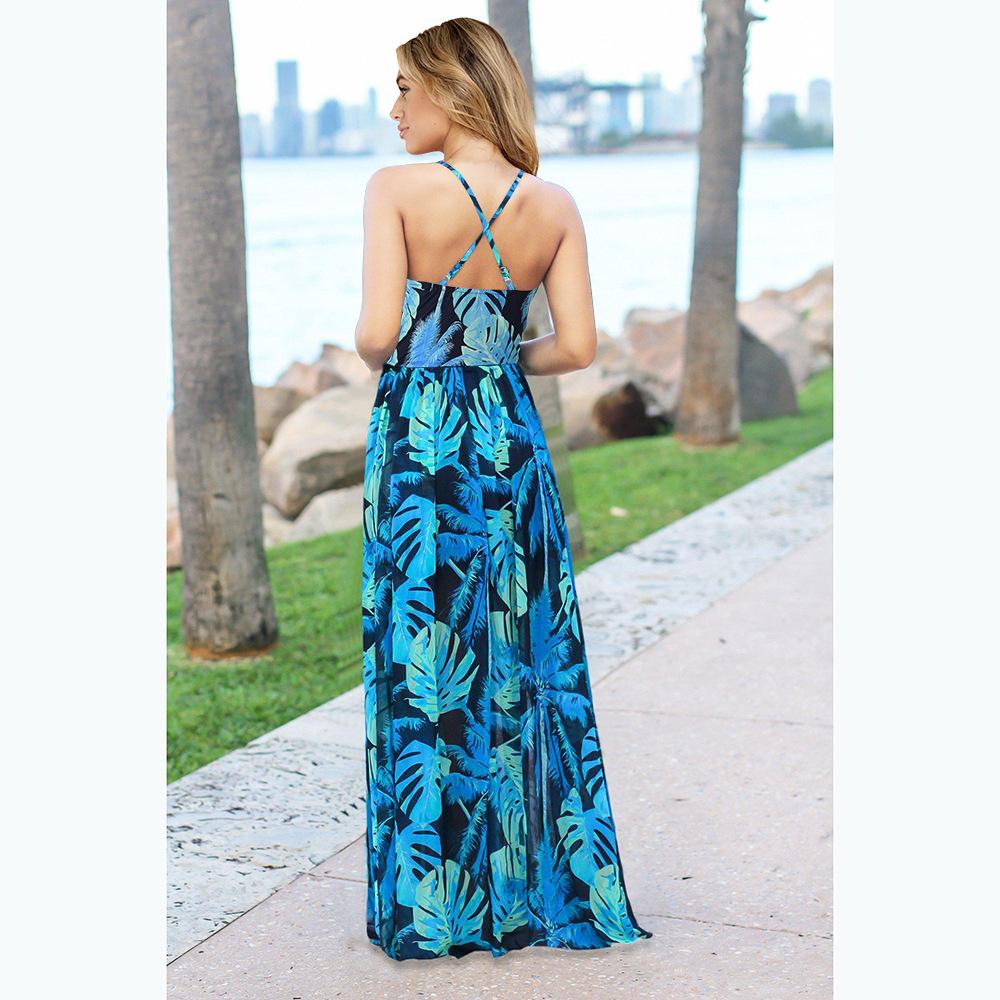Women Summer Bohemian Long Dresses-STYLEGOING