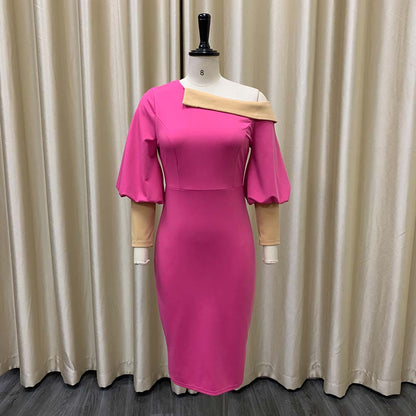 Sexy Office Lady Plus Sizes Dresses