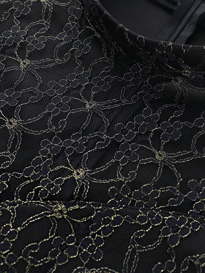 Sexy Lace Design Split Front Evening Party Dresses