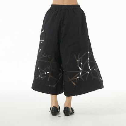 Summer Leisure Plus Sizes Wide Legs Pants