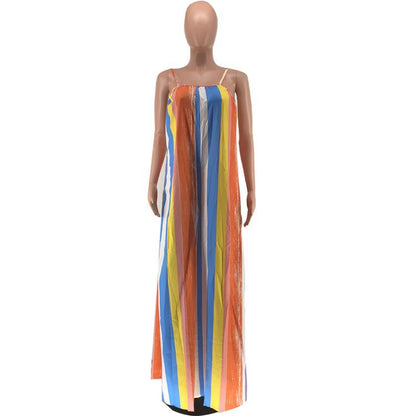 Summer Bohemian Backless Women Jumpsuits