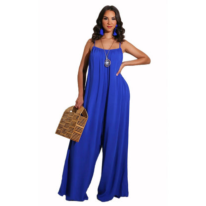 Sexy Casual Spaghetti Straps Women Jumpsuits