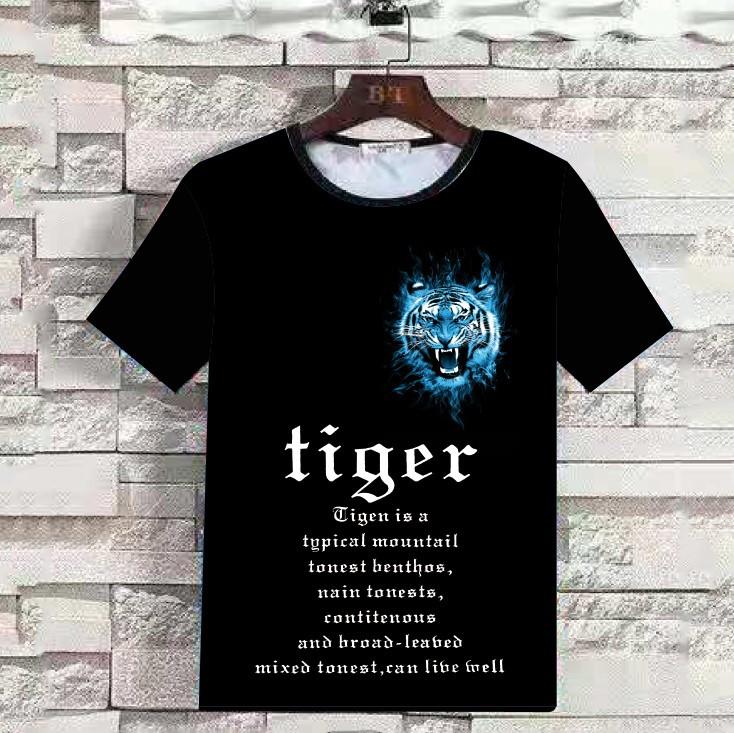 Summer 3D Animal Print Men T Shirts-STYLEGOING