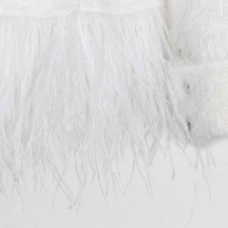 Designed Tassels Short Women Coats