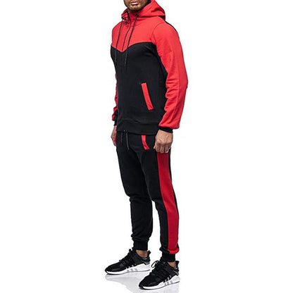 Casual Fall Men Hoody Sports Suits-STYLEGOING