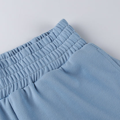 Sexy Fall Long Sleeves Sports Tops and Shorts