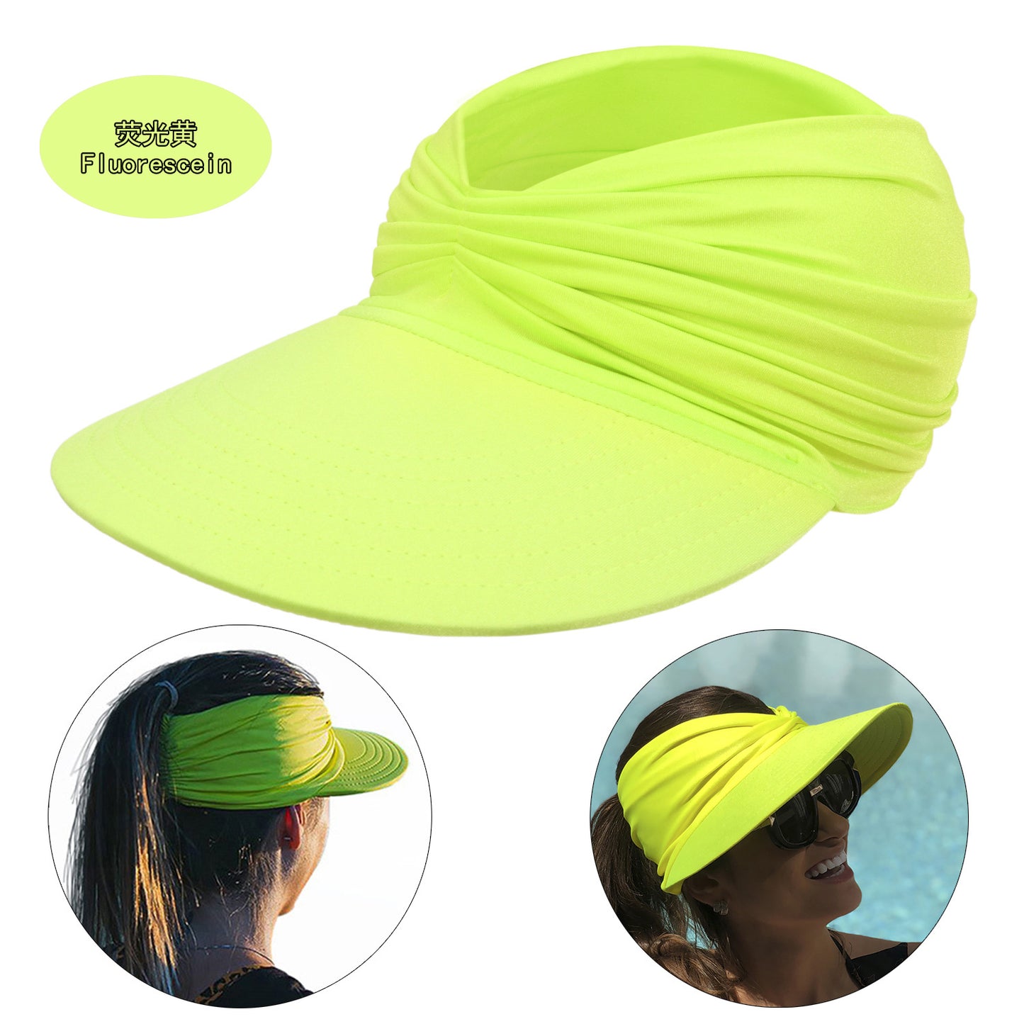 Summer Beach Sun Proof Outdoor Hats 2pcs/Set