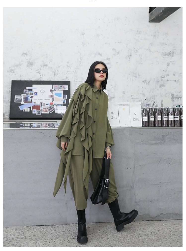 Vintage Designed Women Two Pieces Outsuits