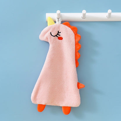 Lovely Dinosaur Design Fleece Washcloths