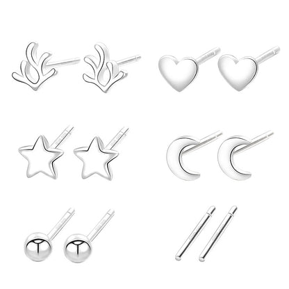 Fashion Designed Sterling Silver Earring Studs