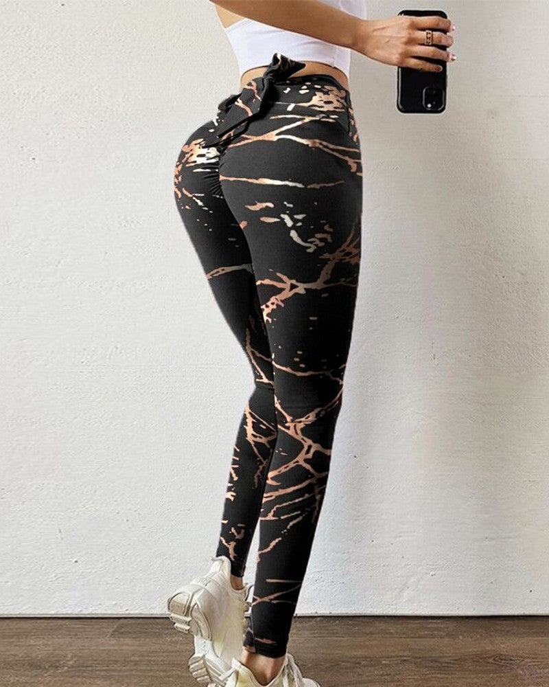Sexy Butterfly Design Sports Leggings