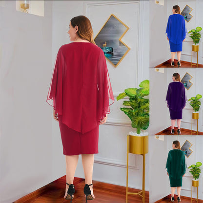 Fashion Chiffon Plus Sizes Dresses