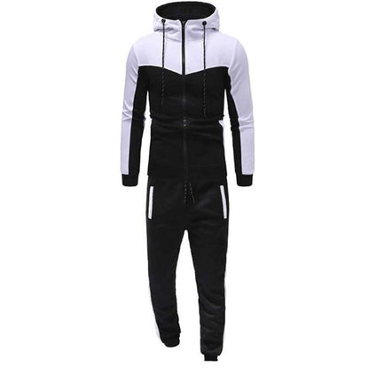 Casual Fall Men Hoody Sports Suits-STYLEGOING