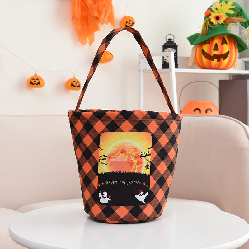 Halloween Pumpkin Candy Handle Bags/Basket