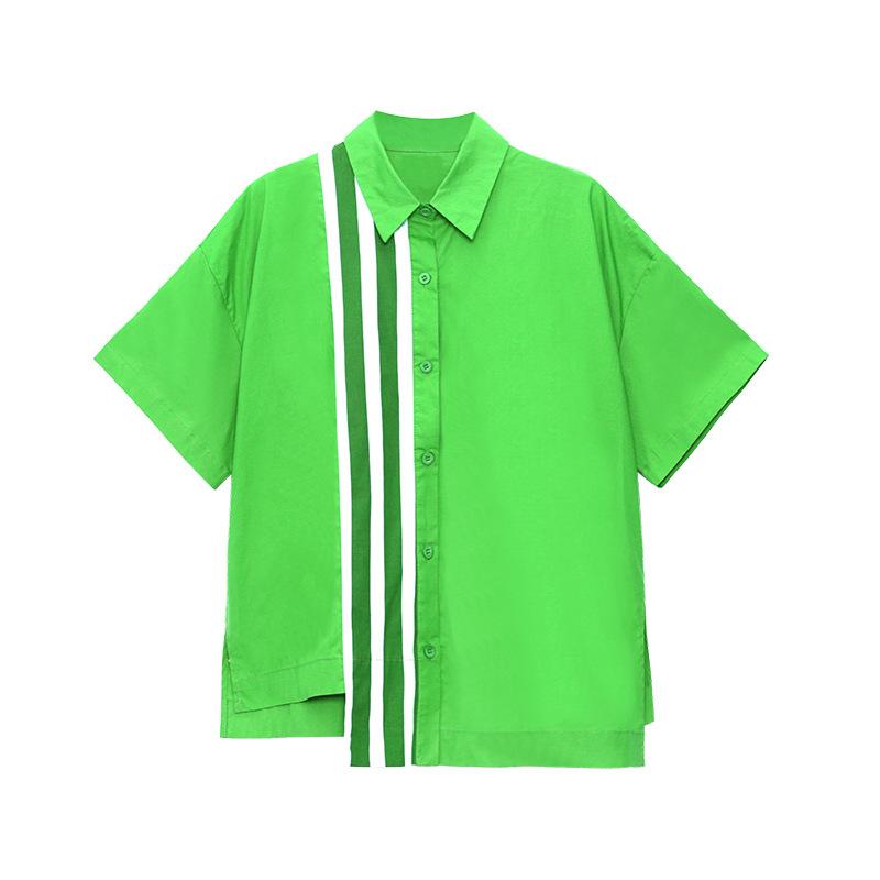 Fashon Persoanl Striped Shirts&skirts Two Pieces Sets-STYLEGOING