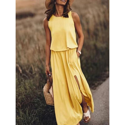 Casual Sleeveless Summer Long Maxi Dresses