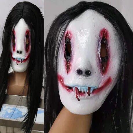 Halloween Horrible Room Escape Wigs&Mask Murder-STYLEGOING