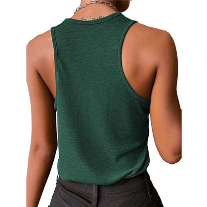 Casual Summer Sleeveless Crop Tops for Women