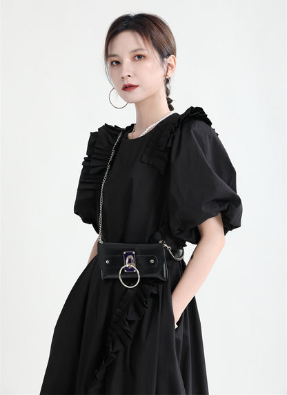 Elegant Irregular Girls Summer Long Dresses