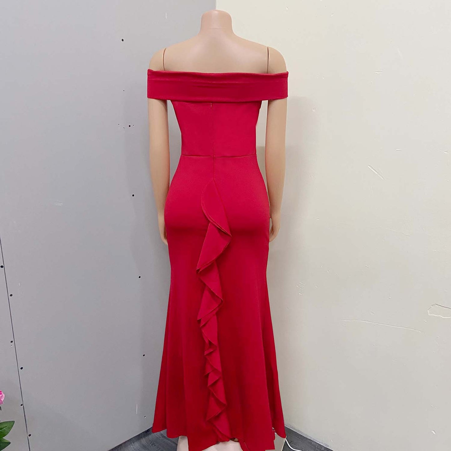 Off The Sholuder Plus Sizes Long Party Dresses for Women