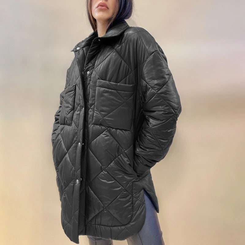Winter Cotton Colorful Overcoats for Women