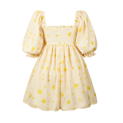 Summer Sexy Square Neckline Women Mini Dresses