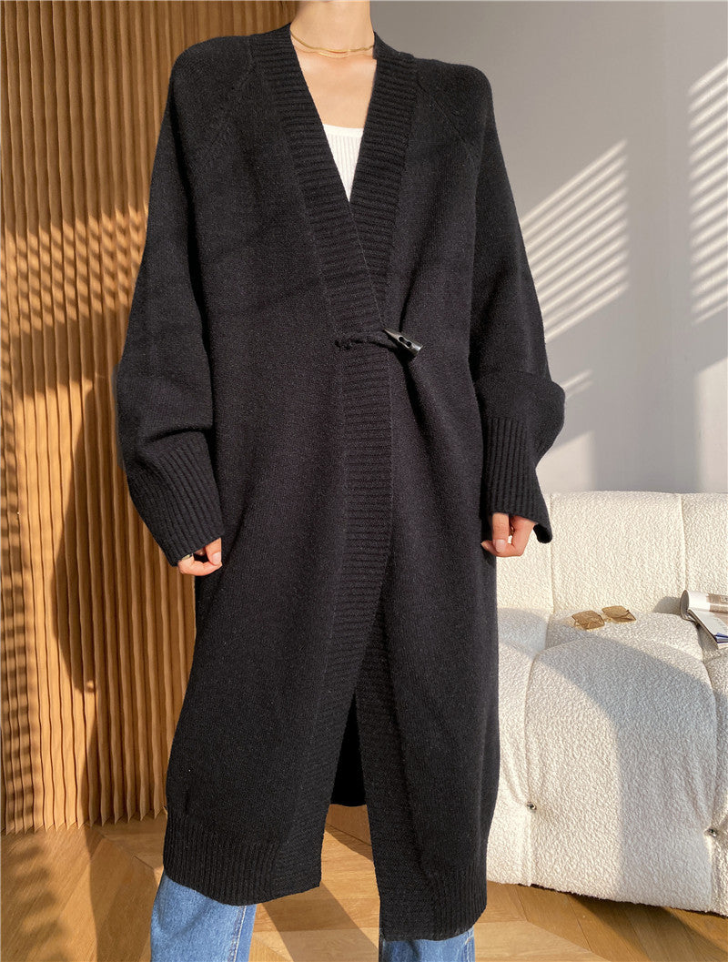 Classy Knitting Cozy Women Long Cardigans