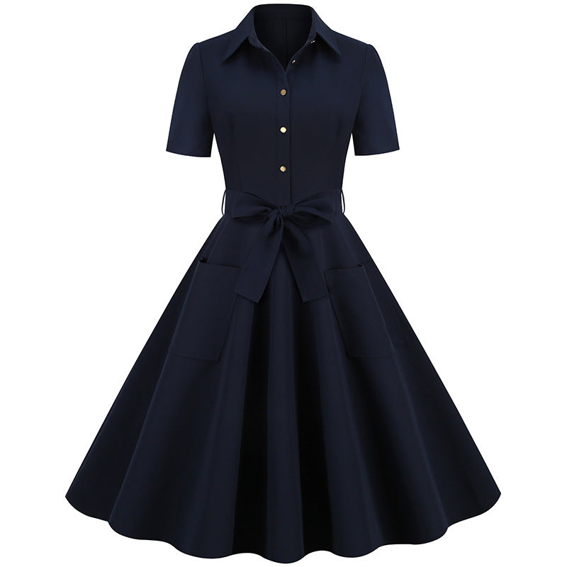 Elegant Short Sleeves Ball Dresses with Belt