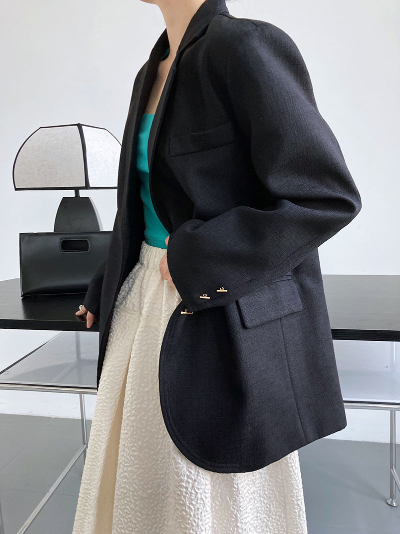 Vintage Elegant Designed Women Blazer Tops