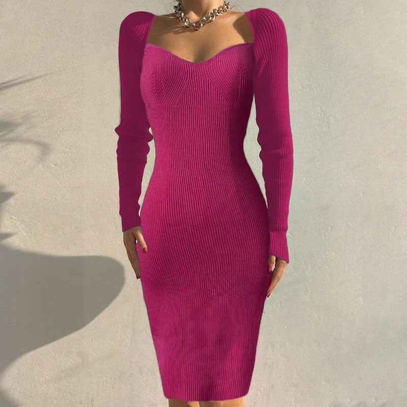 Sexy Sheath Knitted Dresses