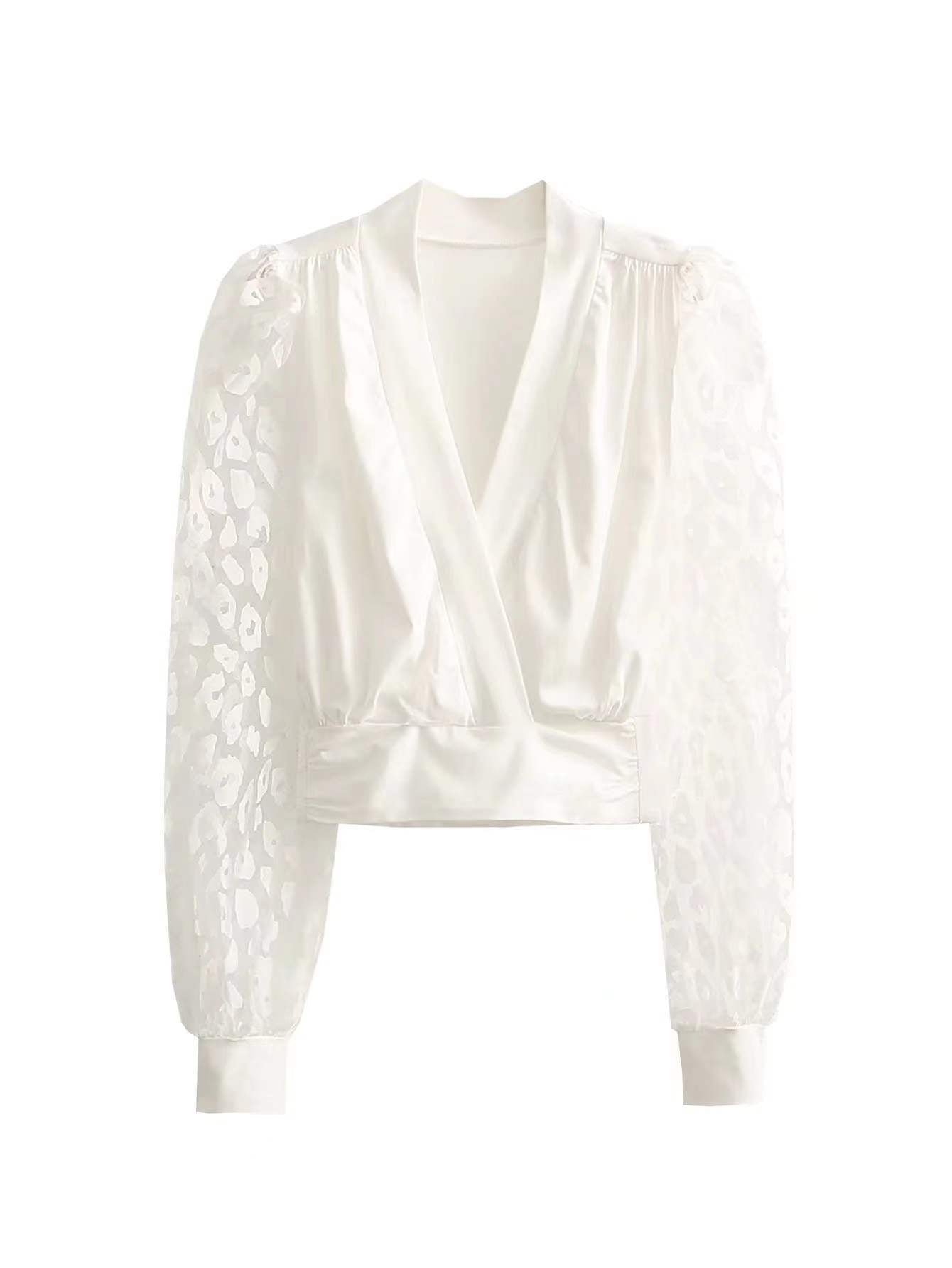 Casual Lace Women Top Blouses