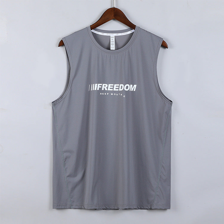 Sports Quick Drying Men Sleeveless T Shirts
