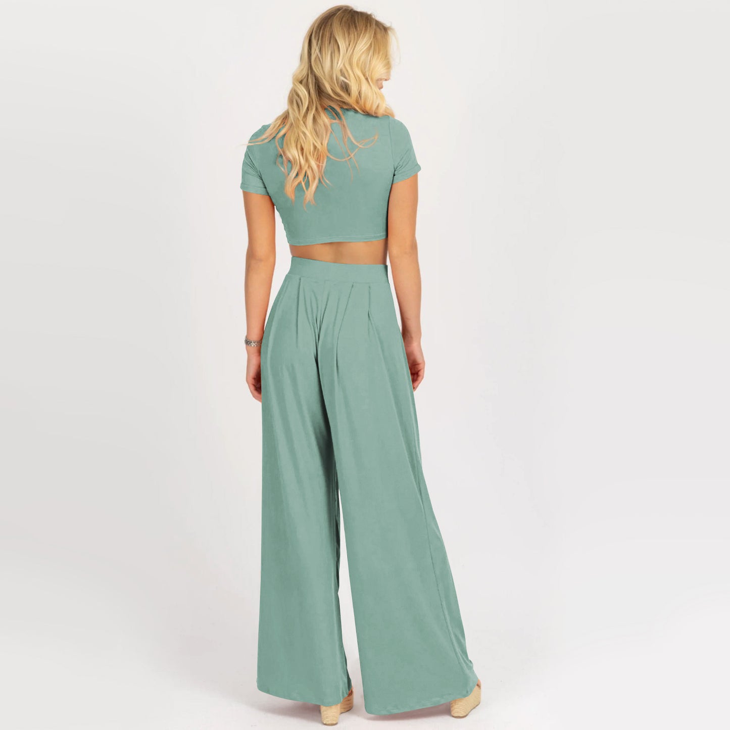 Sexy Summer Short T Shirts and Casual Pants Sets