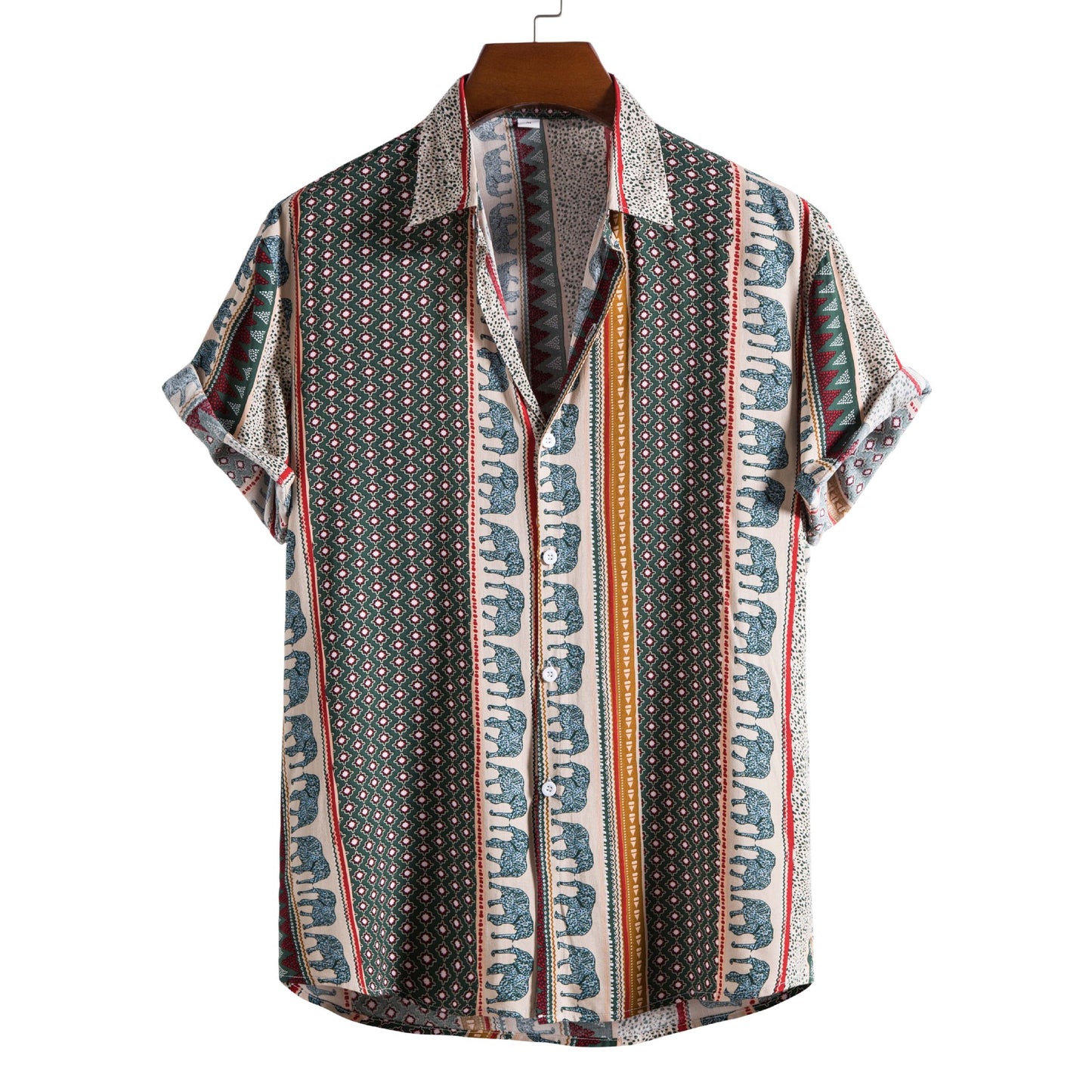 Casual Short Sleeves Men's Shirts