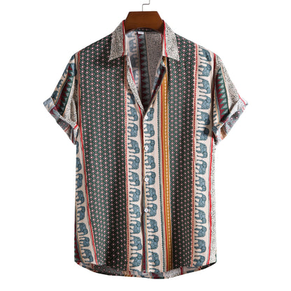 Casual Short Sleeves Men's Shirts